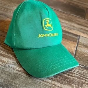 Kids John Deere Green and Yellow Baseball Cap